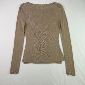 Aday Branch Out Knit Sweater Wool Blend Boatneck